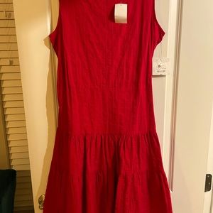 Liz Claiborne Sleeveless Cabaret Red Dress